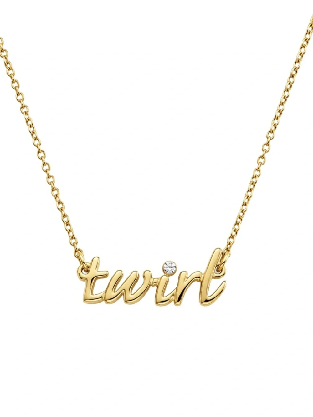KATE SPADE • Gold Say Yes Twirl Necklace